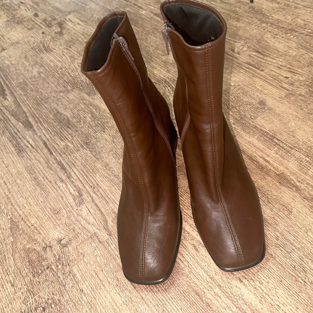 Jeffrey Campbell brown Leather Boots